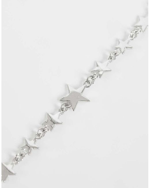 ASOS White Star Link Chain Bracelet for men