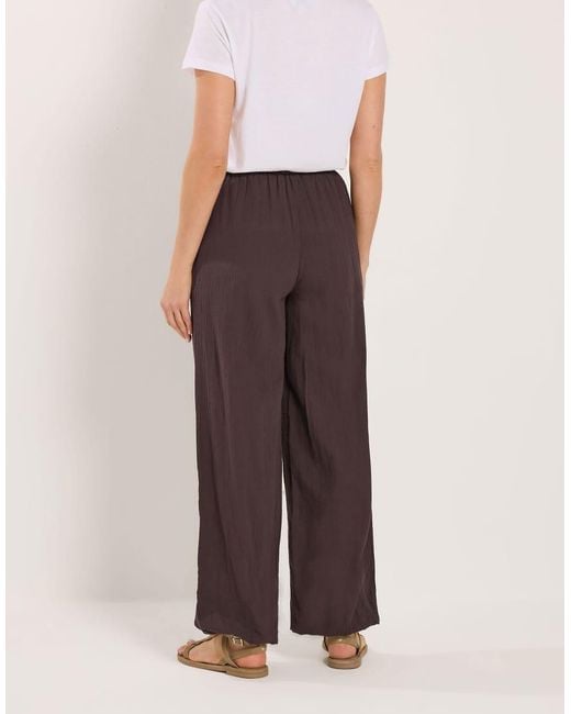Long Tall Sally White Textured Cuffed Trousers