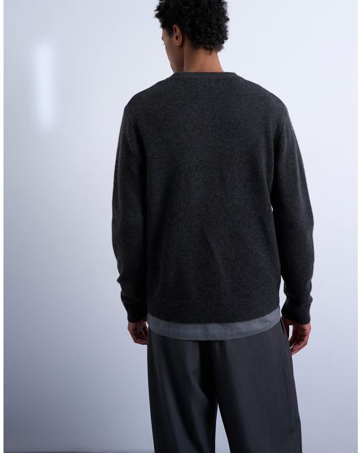 Topman – regular-fit-strickpullover in Blue für Herren