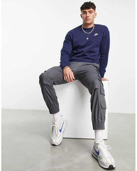 Nike – club – unisex-sweatshirt in Blue für Herren