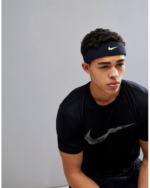 Nike Black Training Dri-fit Headband 2.0 for men