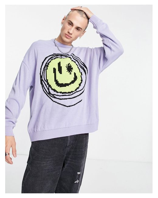 smiley face jumper asos