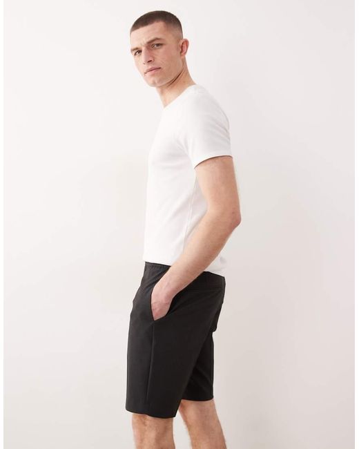 ASOS White Tailored Comfort Stretch Slim Shorts for men