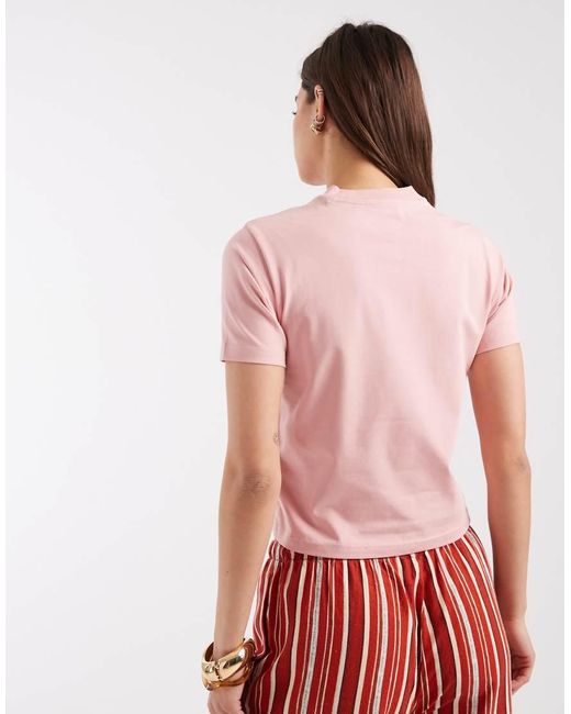 Dickies Pink North Madison Logo Baby Tee