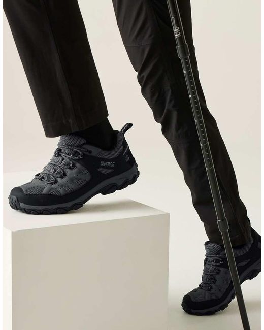 Regatta Black Edgepoint Iv Waterproof Low Walking Boot for men