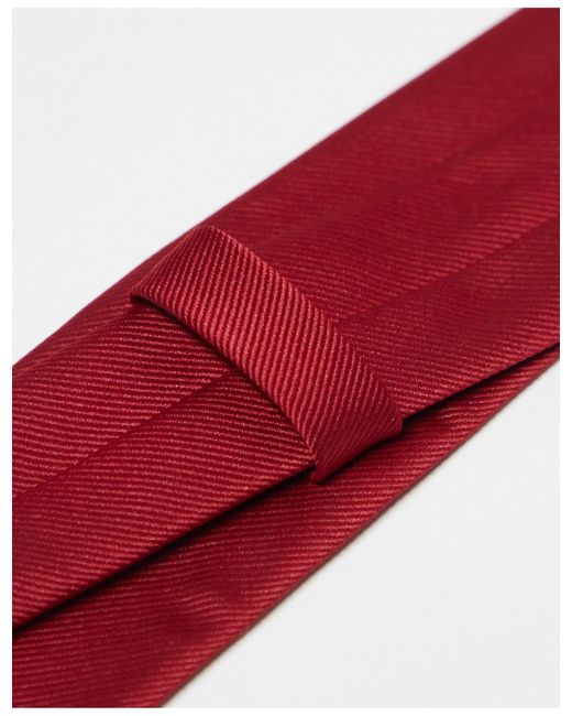 ASOS Red Slim Tie for men