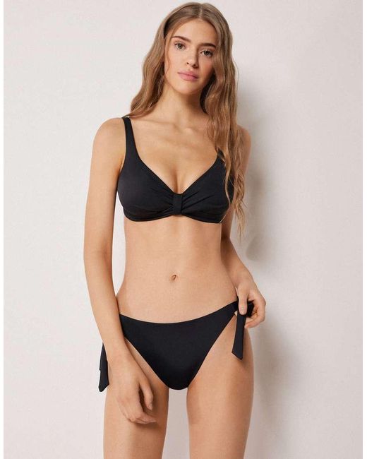 Calzedonia Black Fuller Bust Premium Sculpt Bikini Top