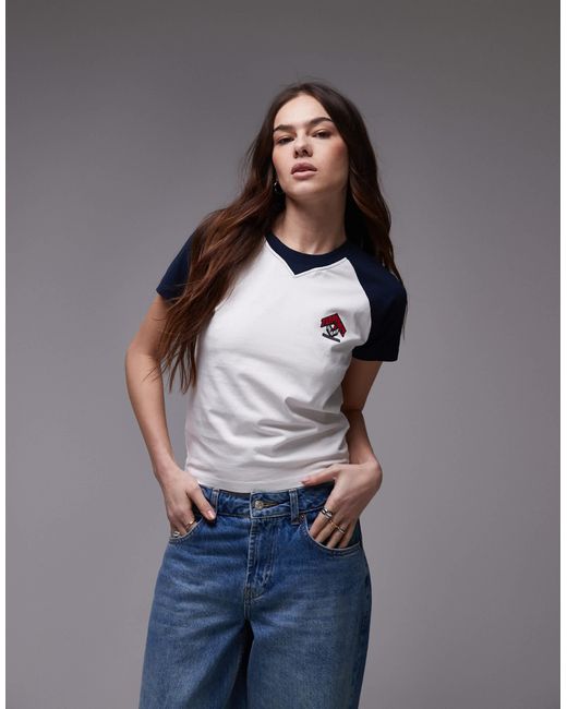 Tommy Hilfiger Blue Raglan T-shirt