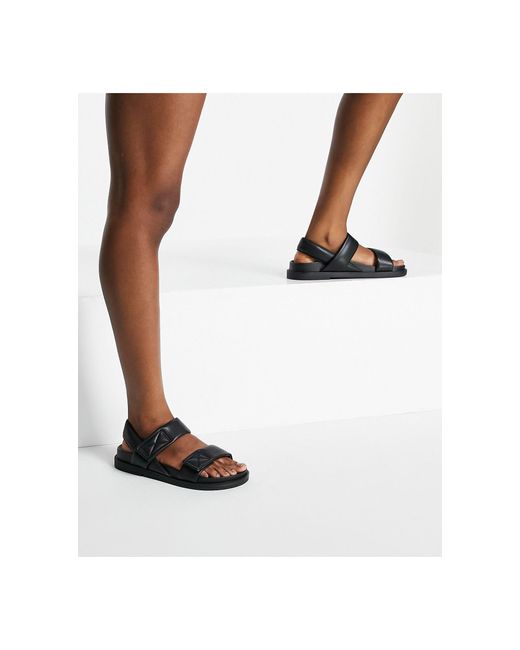 black dad sandals