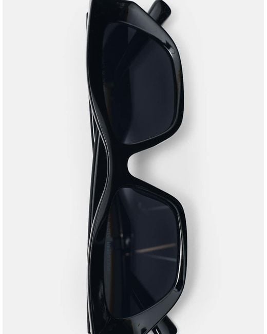 Pull&Bear Blue Cateye Tortoiseshell-Effect Sunglasses