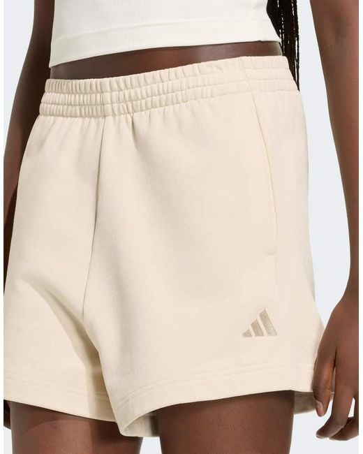 Adidas Originals Natural Adidas Kit Small Logo Short