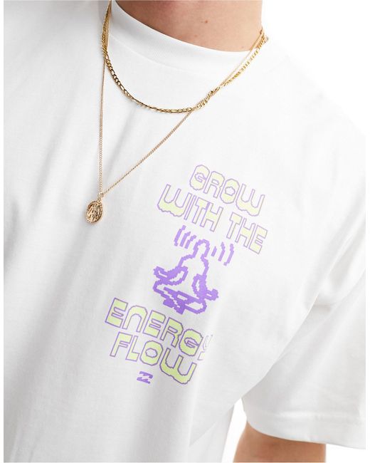 Energy flow - t-shirt Billabong pour homme en coloris White