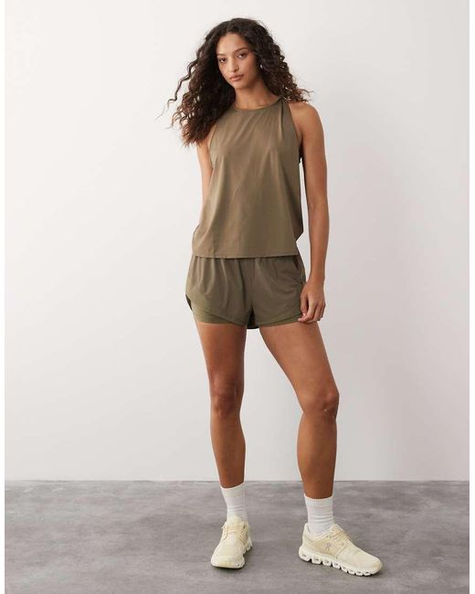 Sweaty Betty Brown Runner's High Tank