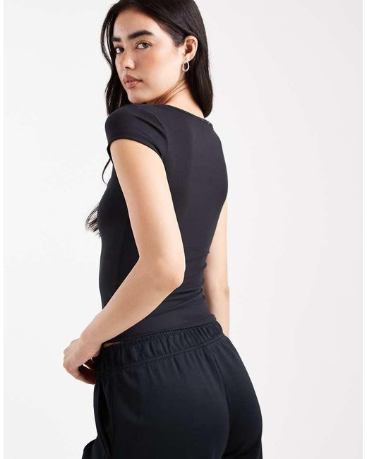 Cotton On Black Hold Me Short Sleeve