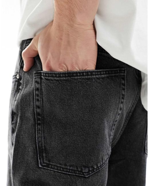 ASOS Black baggy Jeans for men