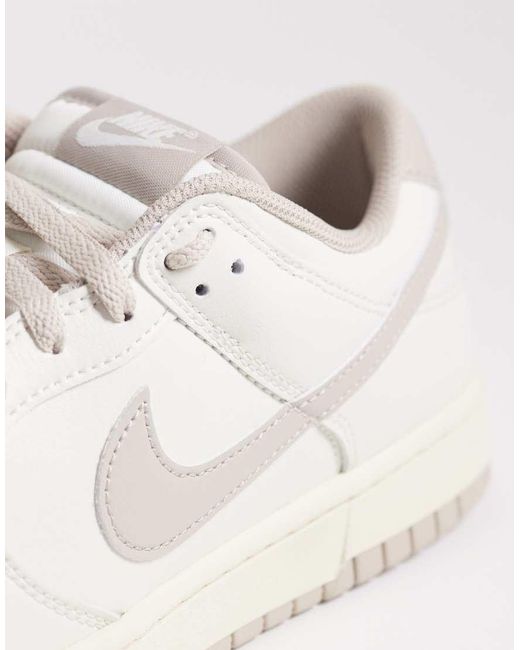Nike White Dunk Low Retro Trainers for men