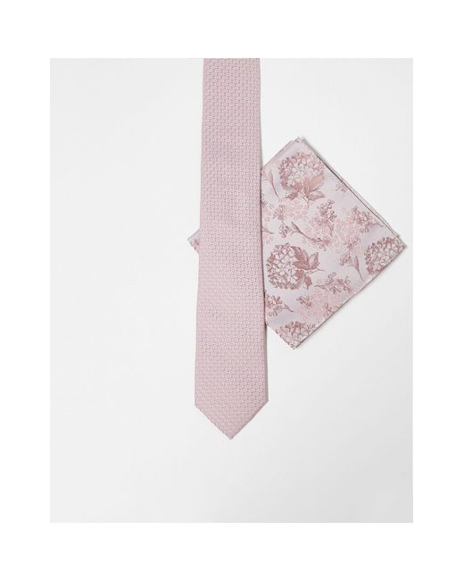 ASOS Pink Slim Tie for men