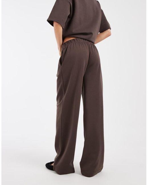 Vero Moda White Tie Waist Wide Leg Trackies