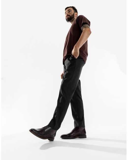 Base London Purple Belgrave Chukka Boot for men