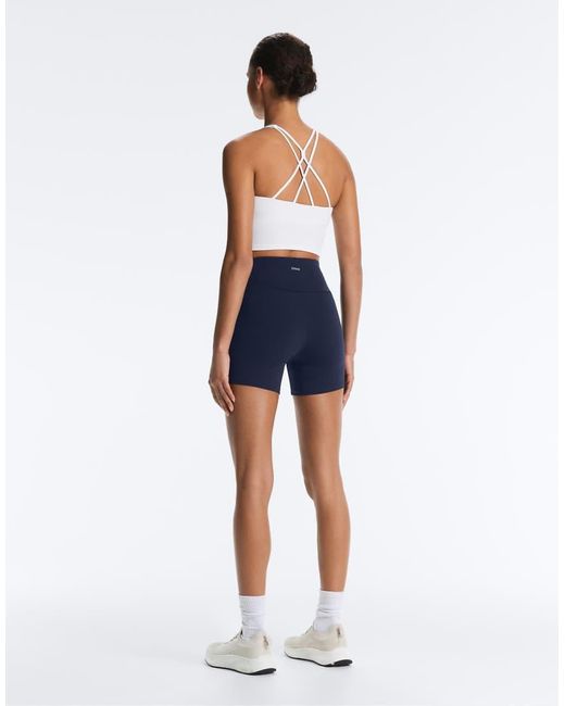 Oysho Blue Comfortlux Strap Tank Top With Cups