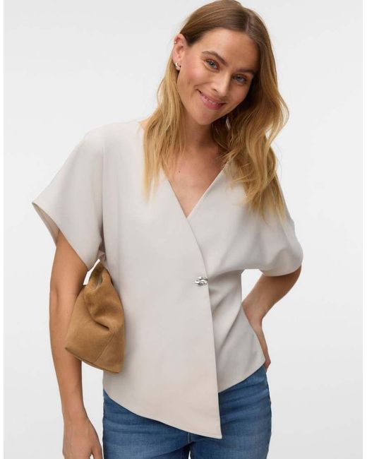 Top Vero Moda de color Blue