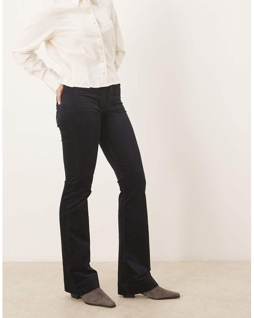 Wrangler Natural Cord Flares With Front Pockets