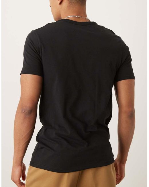 Lyle & Scott Brown Basic 3 Pack T- Shirt for men