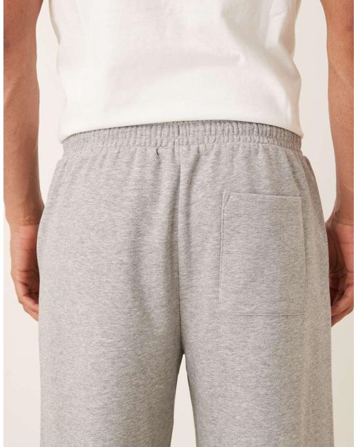 ASOS Natural Wide Leg jogger With Pleats for men