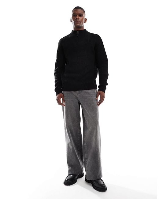 New Look – strickpullover in Black für Herren