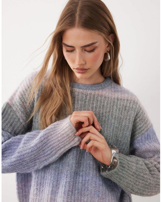 Pull ras Cotton On en coloris Gray