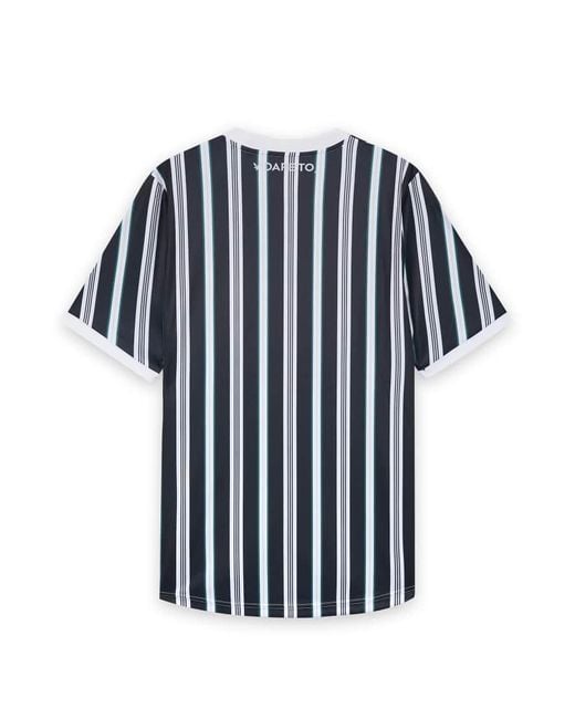 Lyle & Scott Blue Ss T-Shirts Prep Stripe Football Shirt for men