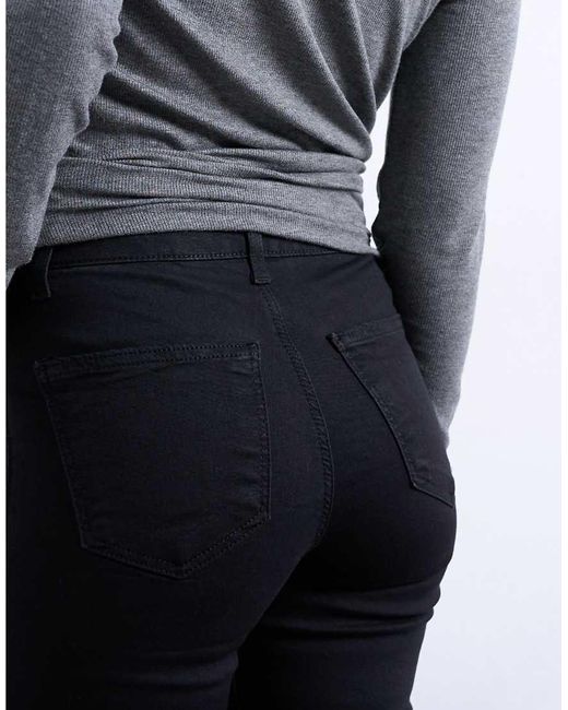 Topshop Unique Gray Joni High Rise Skinny Jean