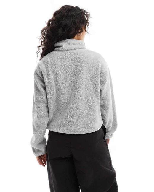 Columbia Gray Helvetia Cropped Fleece