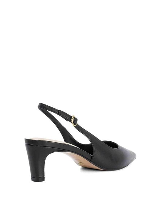Dune Black Connection Slingbacks
