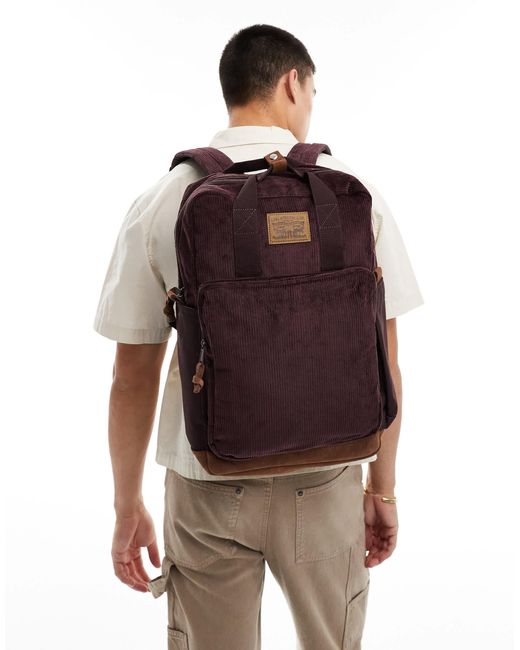Levi s L Pack Large Elevation Backpack in Red for Men Lyst Australia