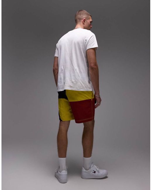 Tommy Hilfiger Gray Sailing Colorblock Shorts for men