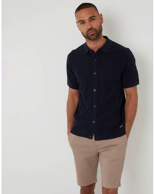 Threadbare Natural Elasticated Waist Stretch Chino Shorts for men