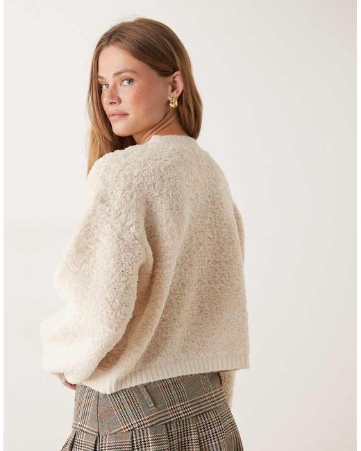 Jdy Natural Teddy Cardigan