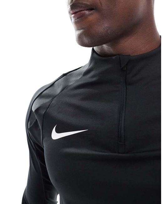 Nike Football Blue Strike 1/4 Zip Sweatshirt for men