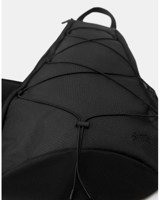 Pull&Bear Black Cross-Body Backpack for men