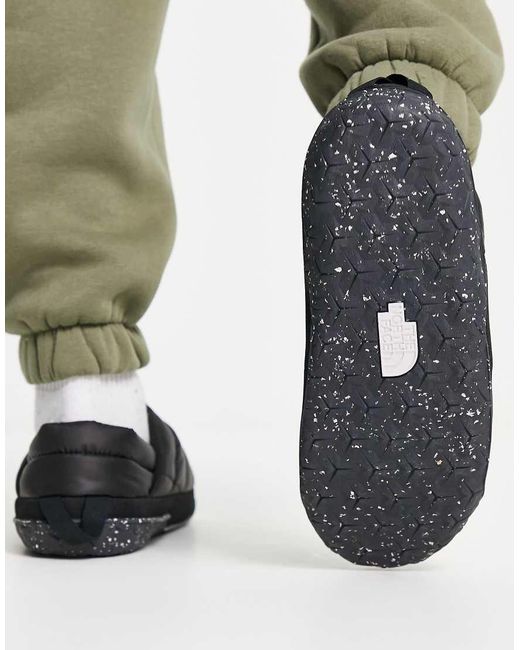 The North Face Green Nuptse Down Insulated Slip On Mules for men