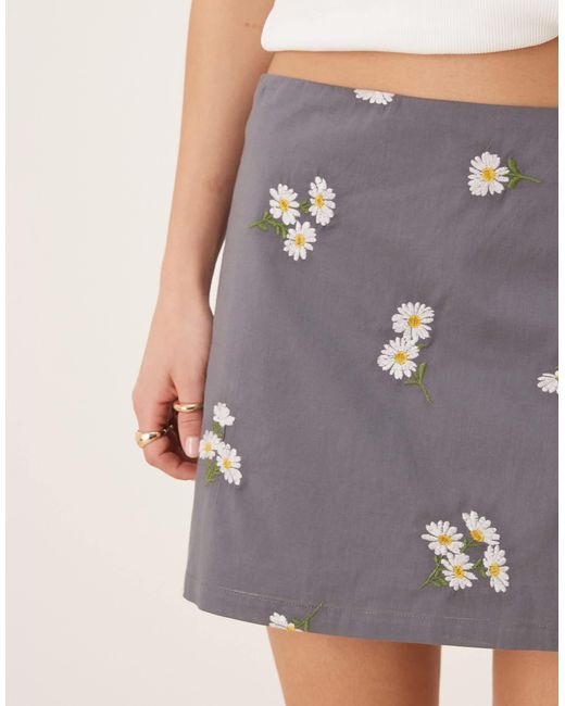 ASOS Gray – minirock