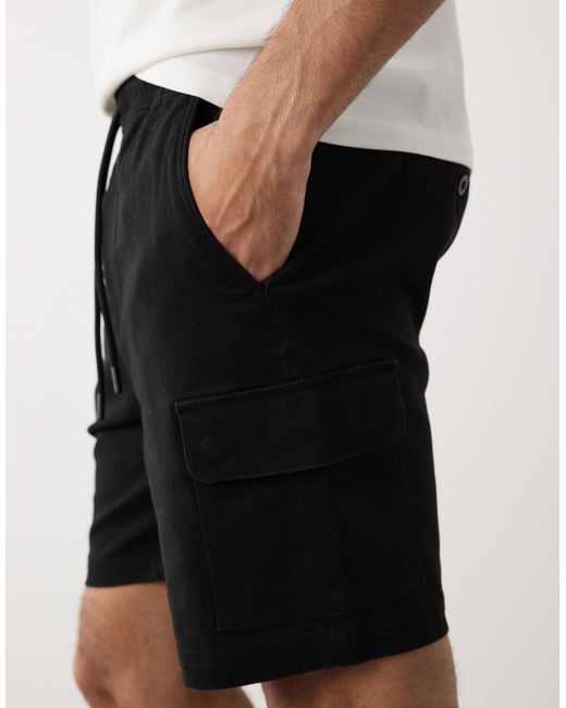 Short cargo Threadbare pour homme en coloris White