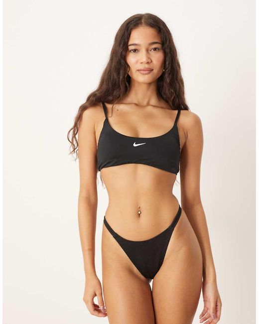Nike Black Nike Bralette Bikini Set