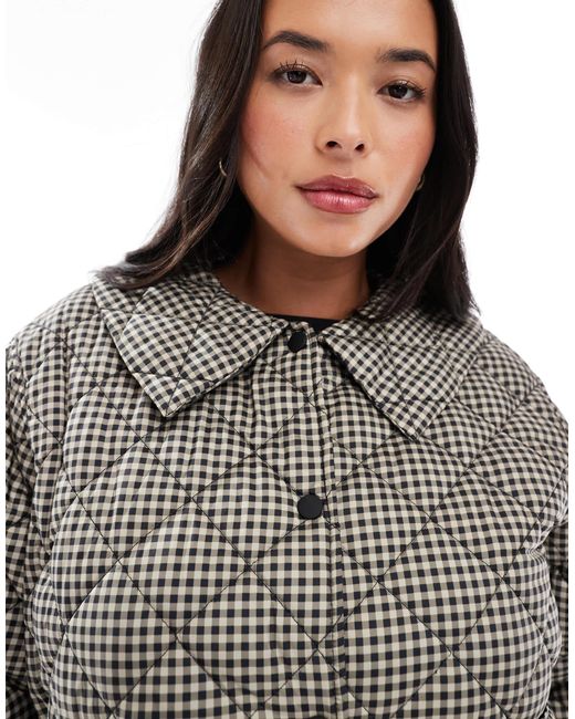 ONLY Gray Quilted Jacket
