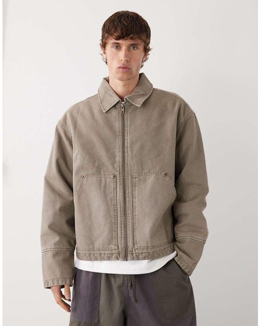 Weekday Utility Jack in het Gray voor heren