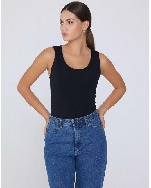Tezenis Blue Camisole With Wide Straps