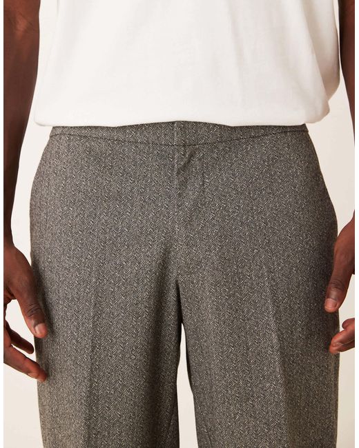 ASOS Natural Smart Straight Pants for men
