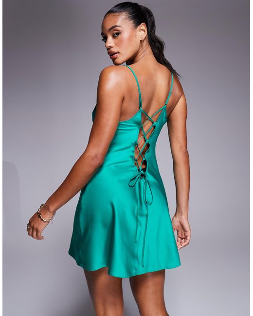 Ann Summers Blue – cherryann – satin-nachthemd