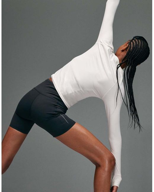 4505 Gray Premium Lightweight Ultrasoft Seamless Running Long Sleeve